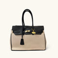 Handbag canvas negro